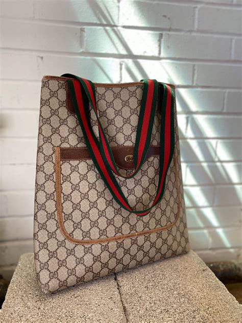 tote bag gucci vintage|vintage gucci bags for women.